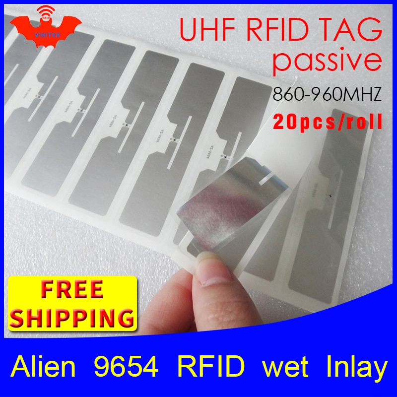 UHF RFID ± ƼĿ ܰ 9654   915m868 860-960mhz Higgs3 EPC 6C 20pcs   ü   RFID 